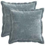 Párna huzat 2 db HOUTEN Világoskék 45 x 45 cm Chenille Szövet 2