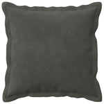 Párna huzat 12 pcs HOUTEN Sötétszürke 50 x 50 cm Bársony 3