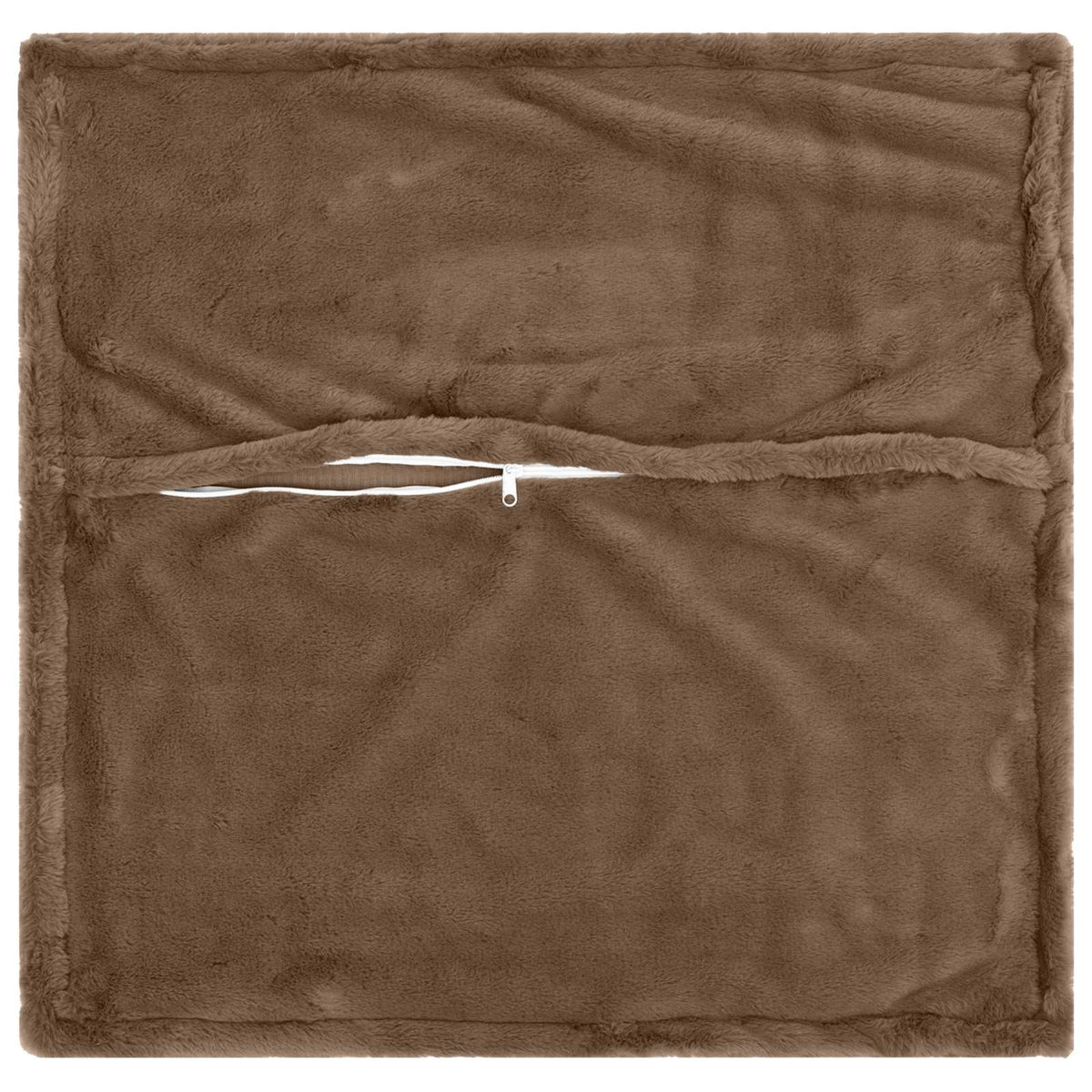 Párna huzat 2 db HOUTEN Világos Barna 50 x 50 cm Műnyúl Szőr 4