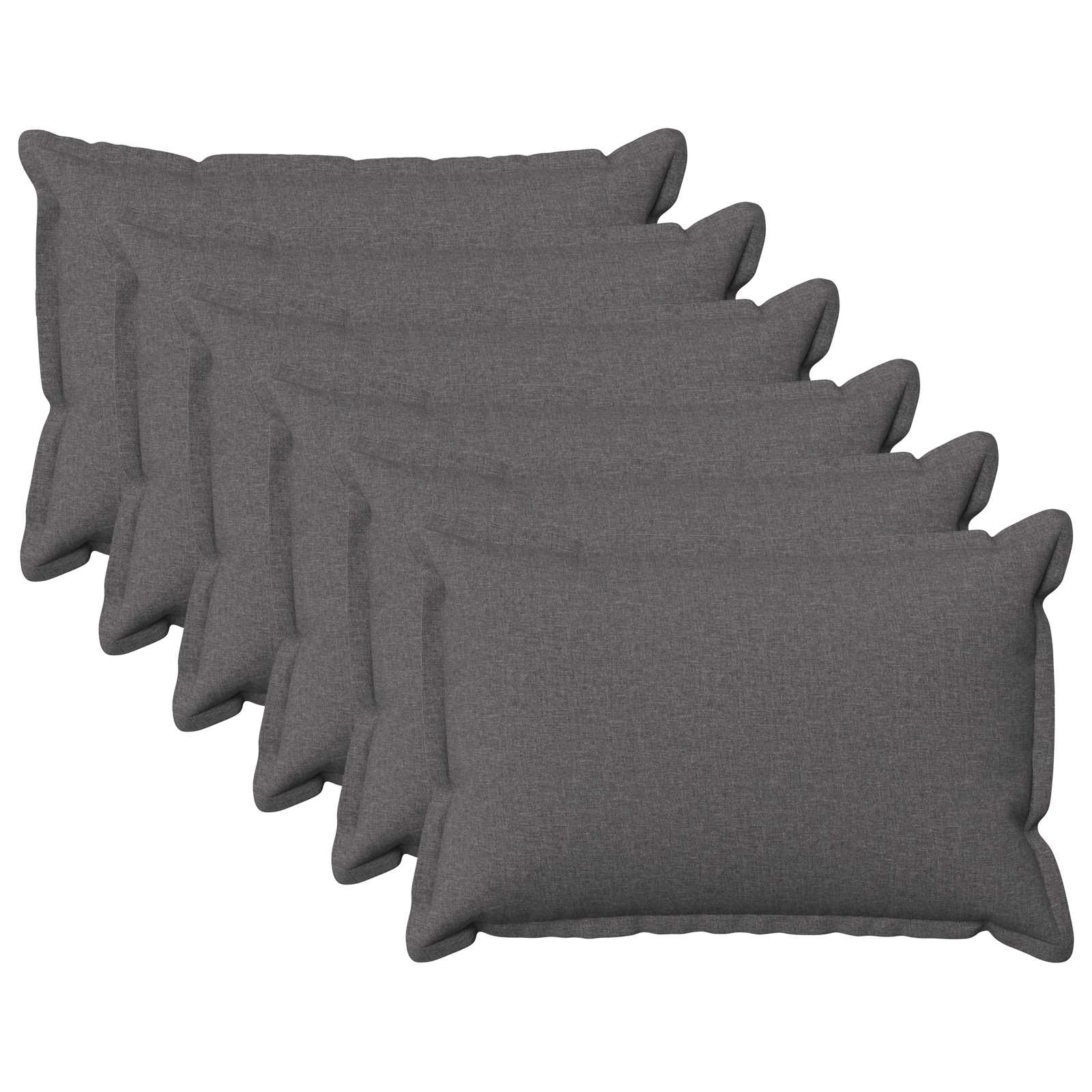 Párna huzat 6 pcs HOUTEN Világosszürke 50 x 70 cm Műlenszövet