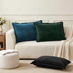 Párna huzat 6 pcs HOUTEN Kék 50 x 75 cm Bársony