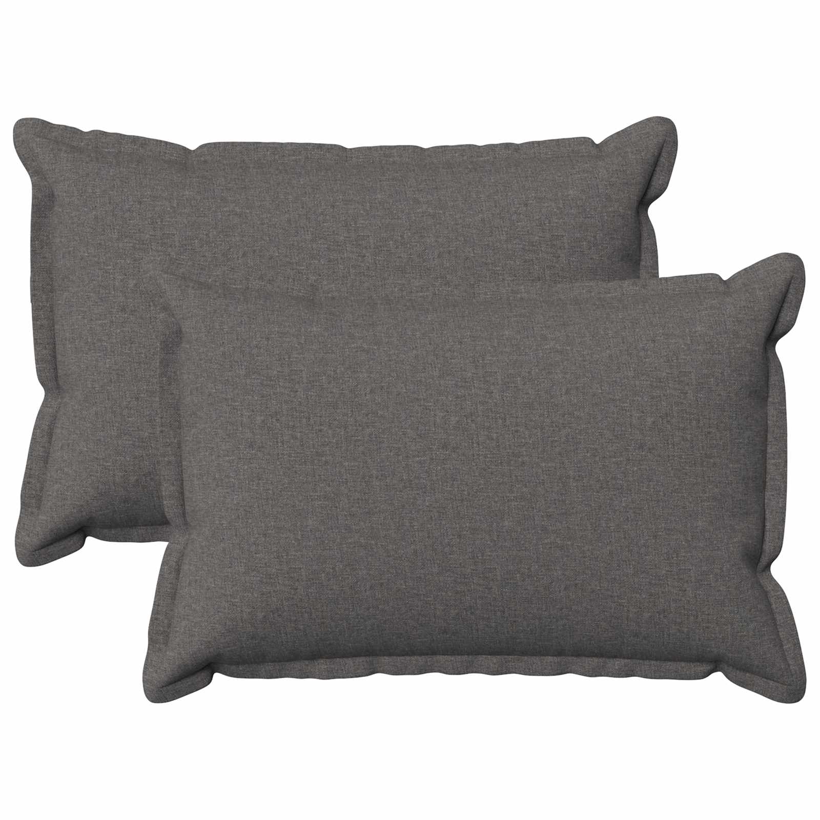 Párna huzat 2 pcs HOUTEN Világosszürke 50 x 80 cm Műlenszövet