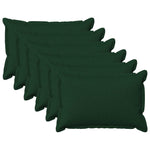 Párna huzat 6 pcs HOUTEN Sötétzöld 50 x 80 cm Műlenszövet