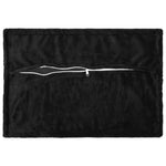 Párna huzat 2 pcs HOUTEN Fekete 50 x 80 cm Flanell 3
