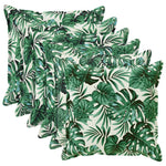 Párna huzat 6 db HOUTEN Levélminta 55 x 55 cm Poliészter 2