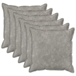 Párna huzat 6 pcs HOUTEN Világosszürke 60 x 60 cm