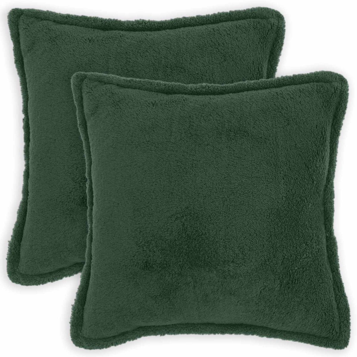 Párna huzat 2 pcs HOUTEN Sötétzöld 60 x 60 cm Bouclé