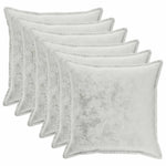 Párna huzat 6 pcs HOUTEN Világosszürke 60 x 60 cm Flanell
