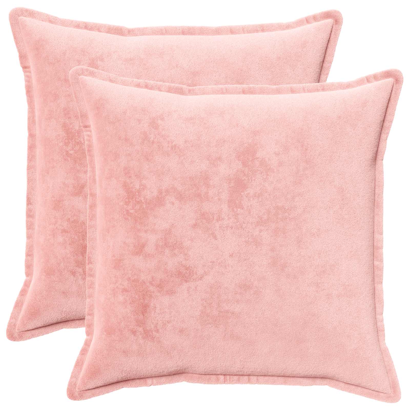 Párna huzat 2 pcs HOUTEN Rózsaszín 60 x 60 cm Flanell