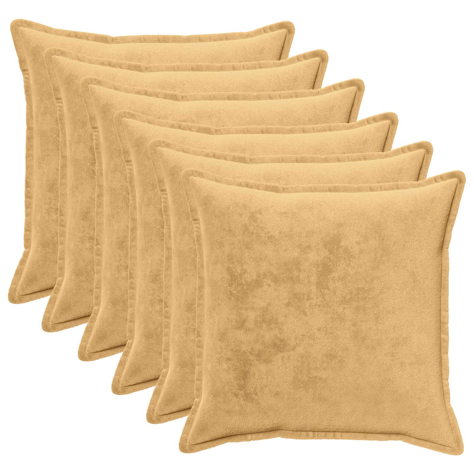 Párna huzat 6 pcs HOUTEN Tópszínű 60 x 60 cm Flanell