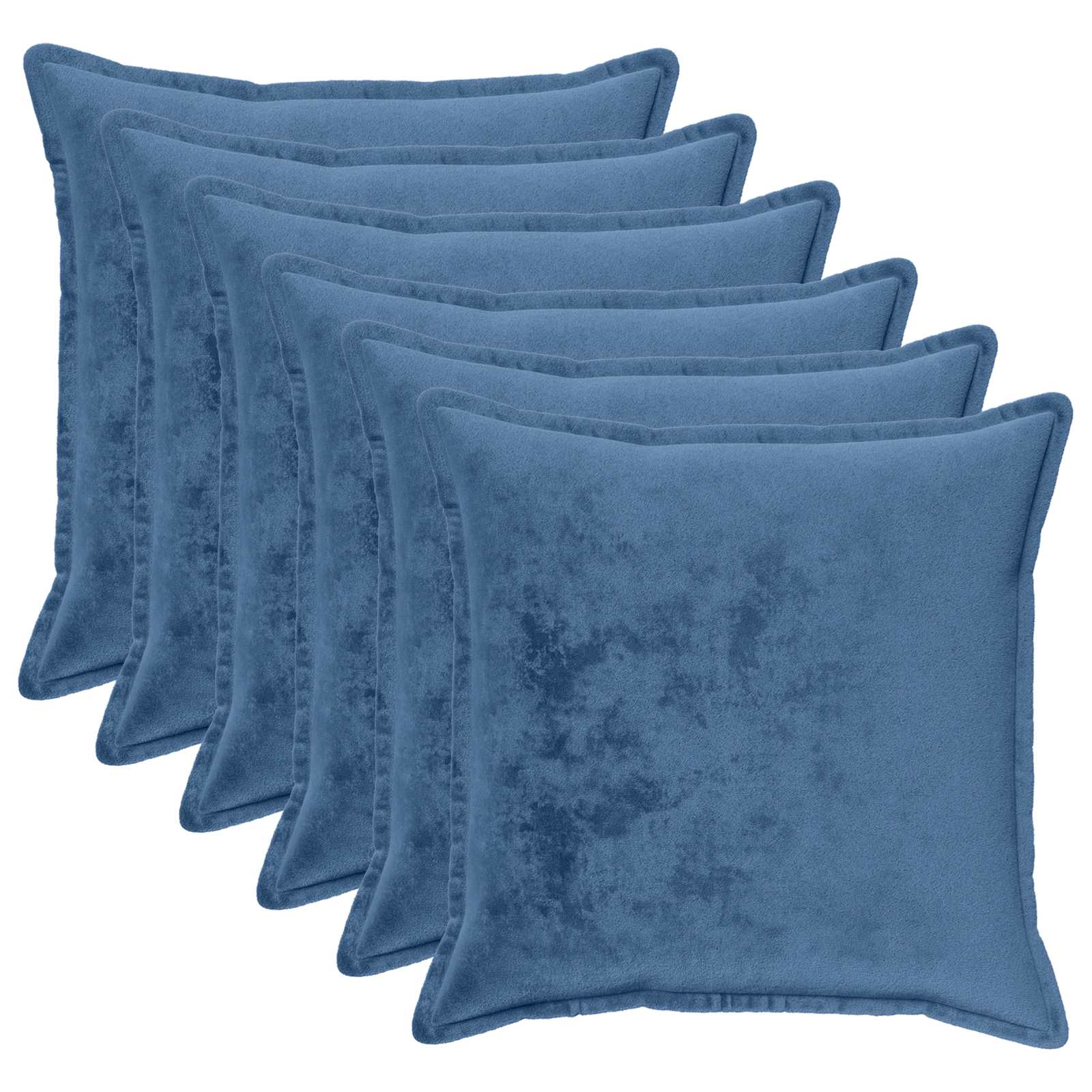 Párna huzat 6 pcs HOUTEN Világoskék 60 x 60 cm Flanell