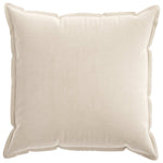 Párna huzat 6 db HOUTEN Krémszínű 65 x 65 cm Chenille Szövet 3