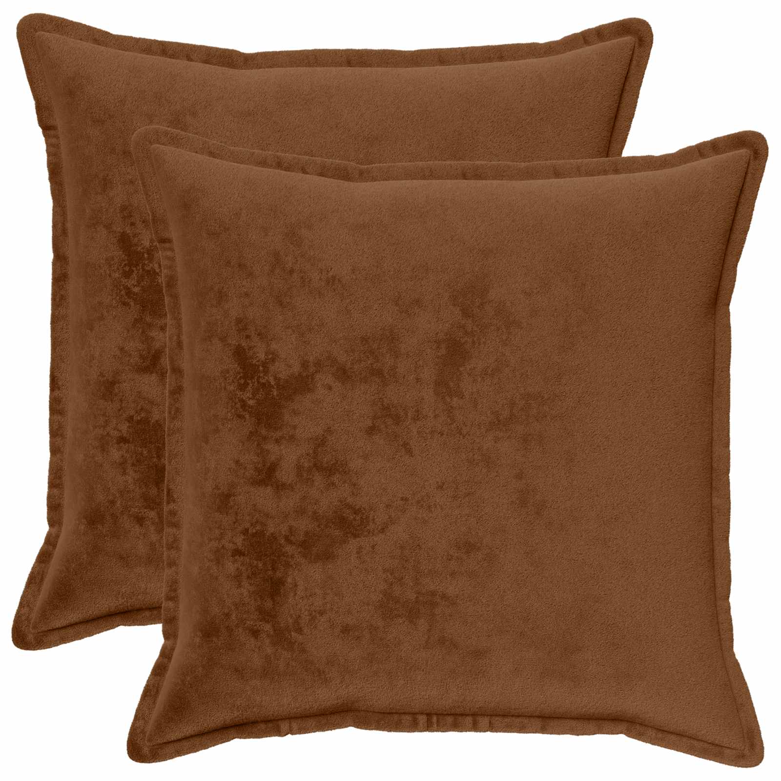 Párna huzat 2 pcs HOUTEN Világos Barna 65 x 65 cm Flanell
