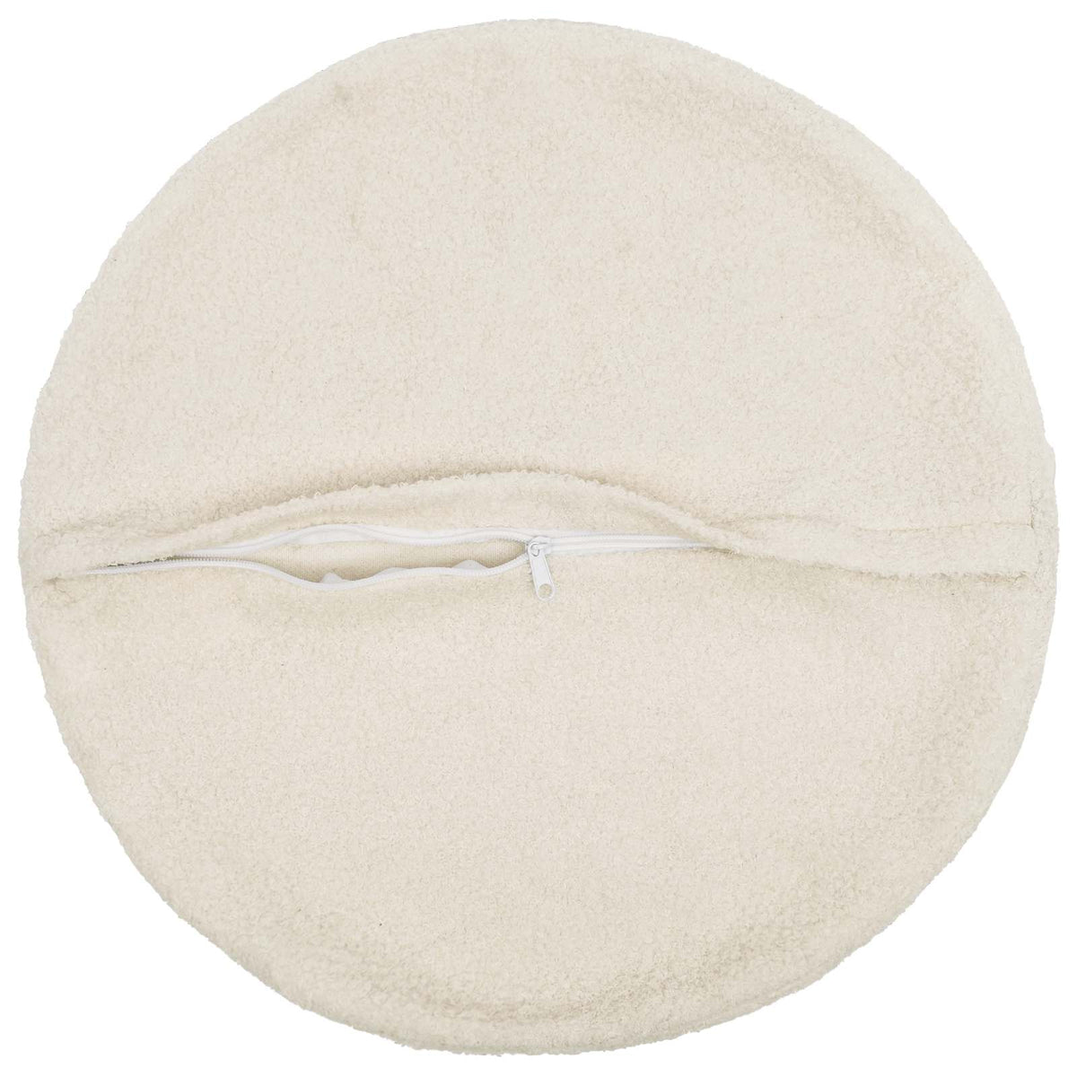 Párna huzat 2 pcs HEERLEN Krémszínű Ø 40 cm Bouclé 3