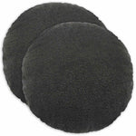 Párna huzat 2 pcs HEERLEN Sötétszürke Ø 40 cm Bouclé