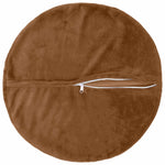Párna huzat 6 db HEERLEN Világos Barna Átm. 40 cm Flanell 4
