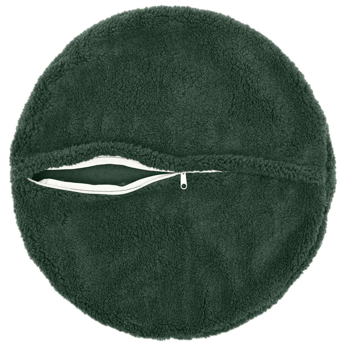 Párna huzat 6 pcs HEERLEN Sötétzöld Ø 60 cm Bouclé 3