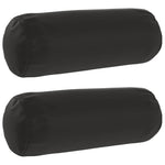 Párna huzat 2 pcs HEERLEN Fekete Ø 15 x 40 cm Poliészter 2