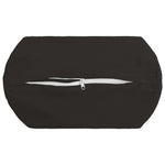 Párna huzat 2 pcs HEERLEN Fekete Ø 15 x 40 cm Poliészter 6