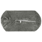 Párna huzat 6 db HEERLEN Sötétszürke Átm. 15 x 40 cm Flanell 5