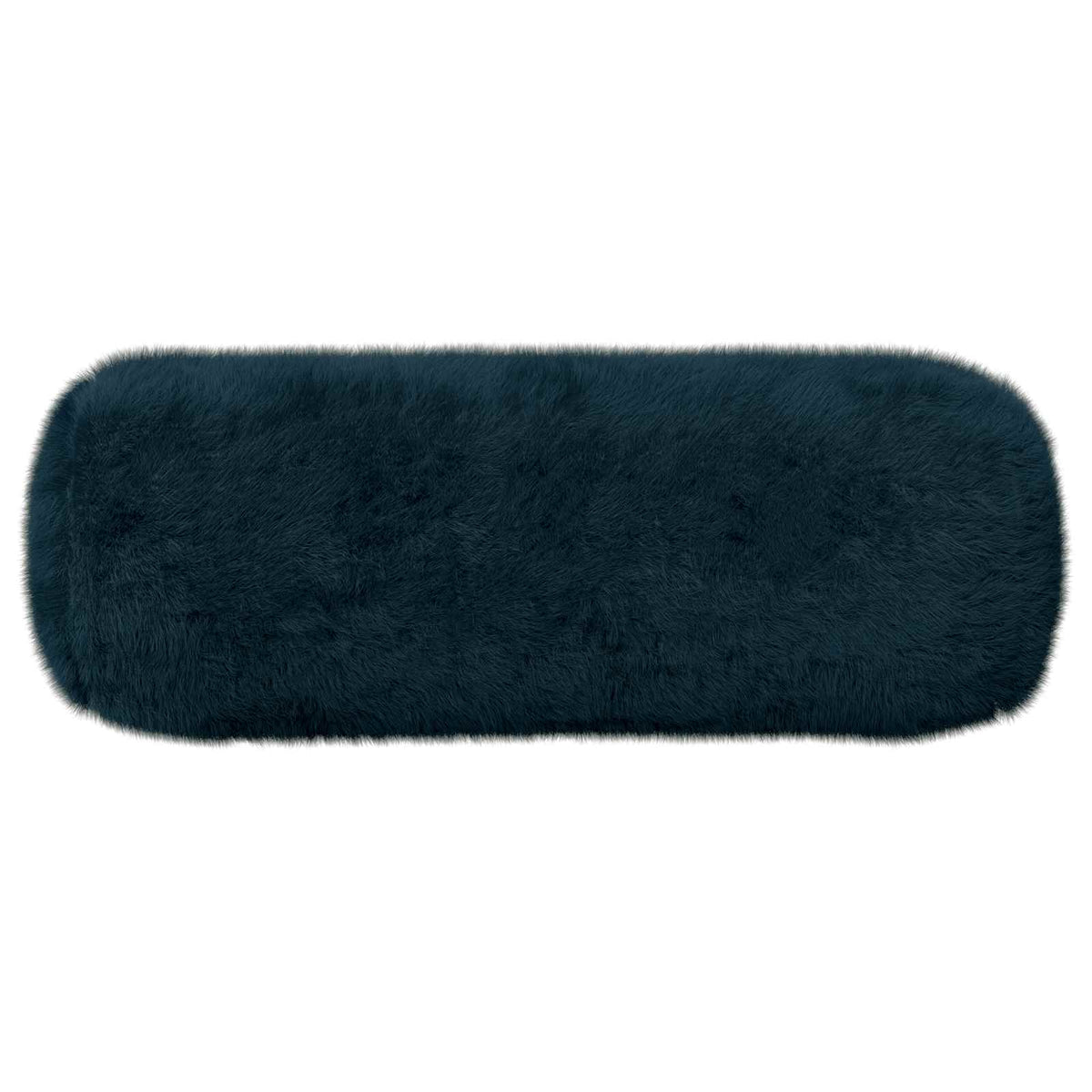 Párna huzat 6 db HEERLEN Sötétkék Ø 15 x 40 cm Műnyúl Szőr 4