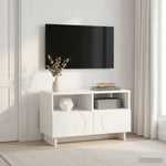 TV állvány 60 x 34,5 x 40 cm Fehér Szerelt Fa