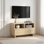 TV állvány 60 x 34,5 x 40 cm Sonoma Tölgy Szerelt Fa