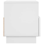 TV állvány 60 x 34,5 x 40 cm Magasfényű Fehér Szerelt Fa 5