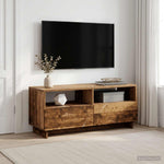 TV állvány 90 x 34,5 x 40 cm Antik Fa Szerelt Fa