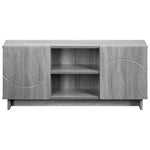 TV állvány 90 x 34.5 x 40 cm Szürke Sonoma Szerelt Fa 4
