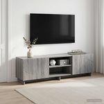 TV állvány 140 x 34,5 x 40 cm Szürke Sonoma Szerelt Fa
