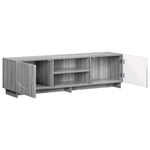 TV állvány 140 x 34,5 x 40 cm Szürke Sonoma Szerelt Fa 3
