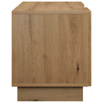 TV állvány 140 x 34,5 x 40 cm Kézműves Tölgy Szerelt Fa 5
