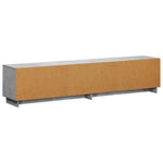 TV állvány 179.5 x 34.5 x 40 cm Betonszürke Szerelt Fa 6