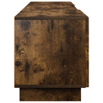 TV állvány 179.5 x 34.5 x 40 cm Füstös Tölgy Szerelt Fa 5