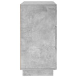 Tálalószekrény Betonszürke 70 x 38 x 75 cm Szerelt Fa 5