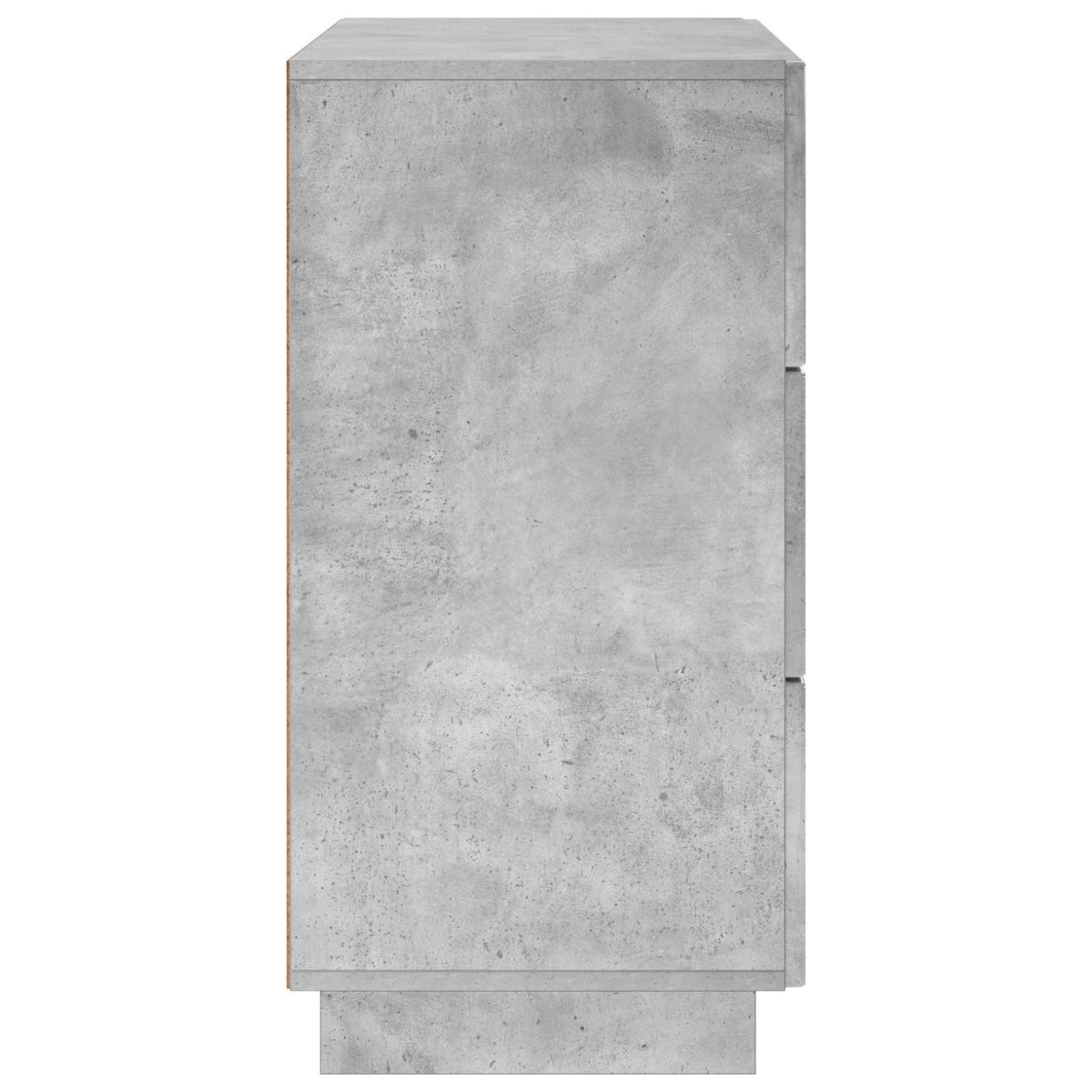 Tálalószekrény Betonszürke 70 x 38 x 75 cm Szerelt Fa 5