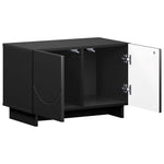 TV állvány 60 x 34,5 x 40 cm Fekete Szerelt Fa 3
