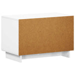 TV állvány 60 x 34,5 x 40 cm Magasfényű Fehér Szerelt Fa 6