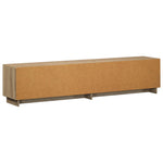 TV állvány 179.5 x 34.5 x 40 cm Kézműves Tölgy Szerelt Fa 6