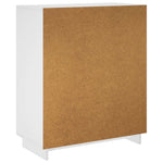 Cipősszekrény 73 x 38 x 87,5 cm Szerelt Fa Magasfényű Fehér 6
