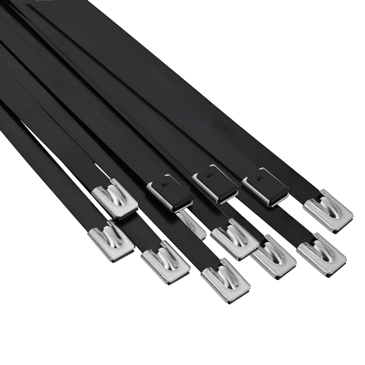 Kábel kötél 12 db 7,9 x 600 mm Fekete 2