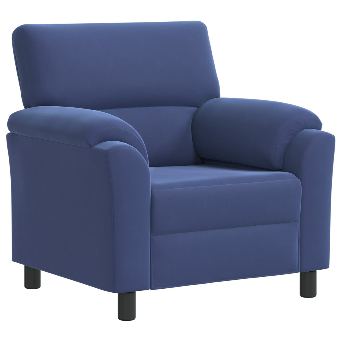 Kanapé Szett 2 pcs Rendőrségi kék Bársony 3