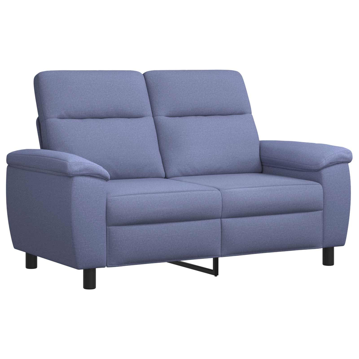 Kanapé Szett 2 pcs Farmerkék Szövet 4