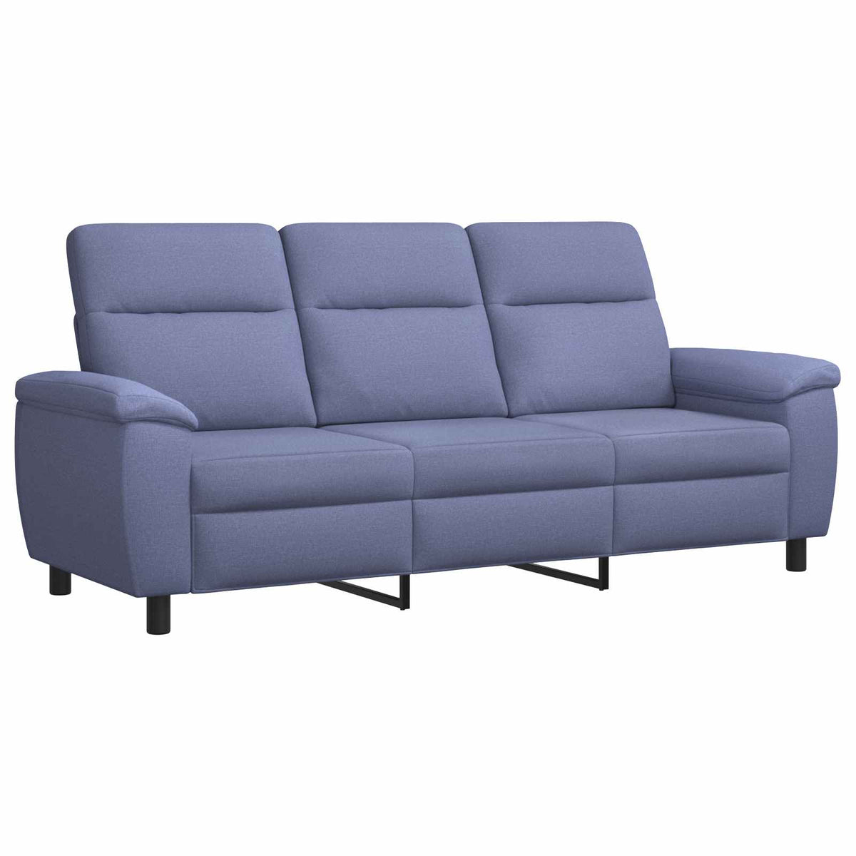 Kanapé Szett 2 pcs Farmerkék Szövet 4