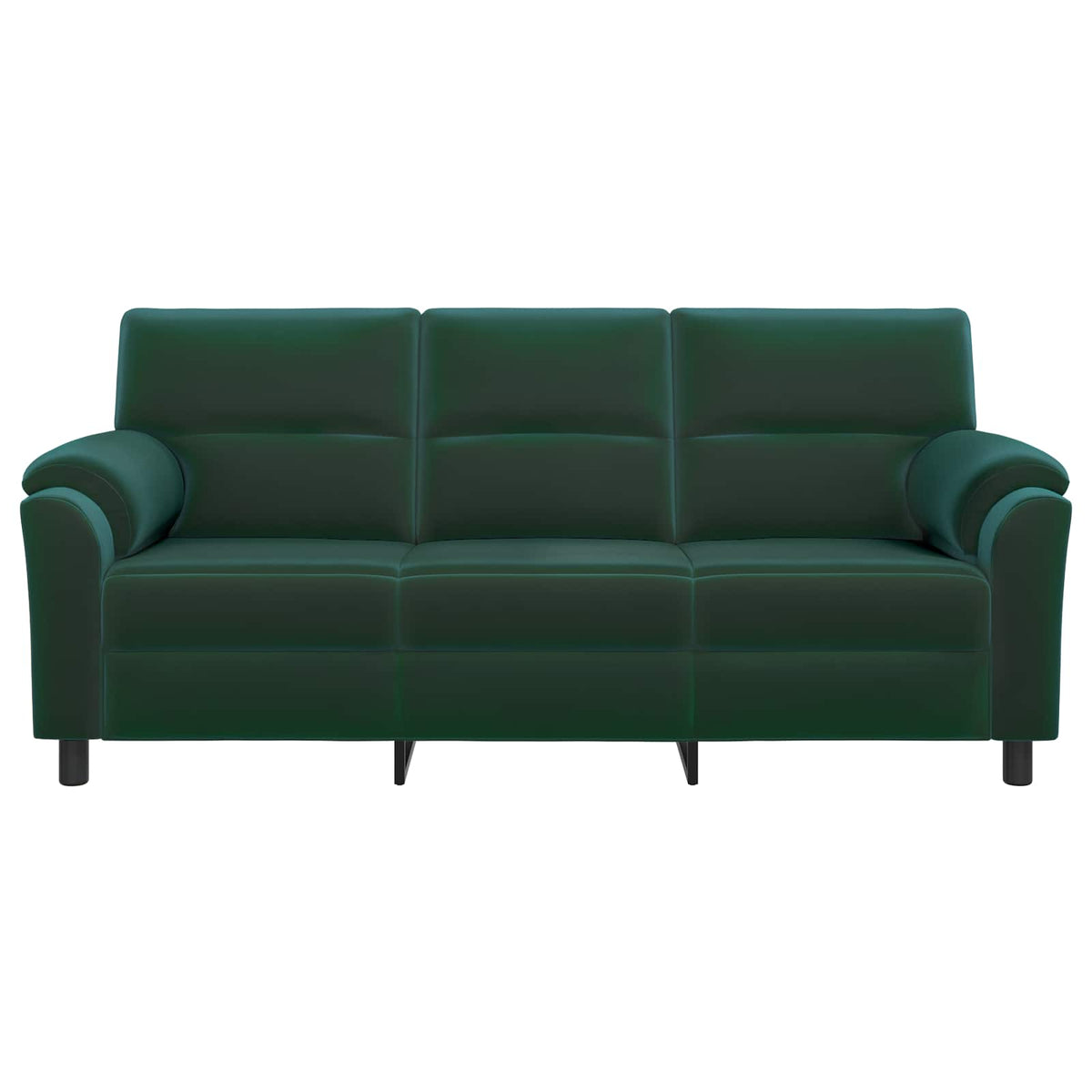 Kanapé Sötétzöld 214 x 85 x 93 cm Bársony 3