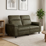 Kanapé Katonai zöld 178 x 90 x 95 cm Műsuede Bőr