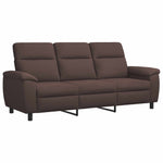 Kanapé Sötét Barna 214 x 90 x 95 cm Szövet 2