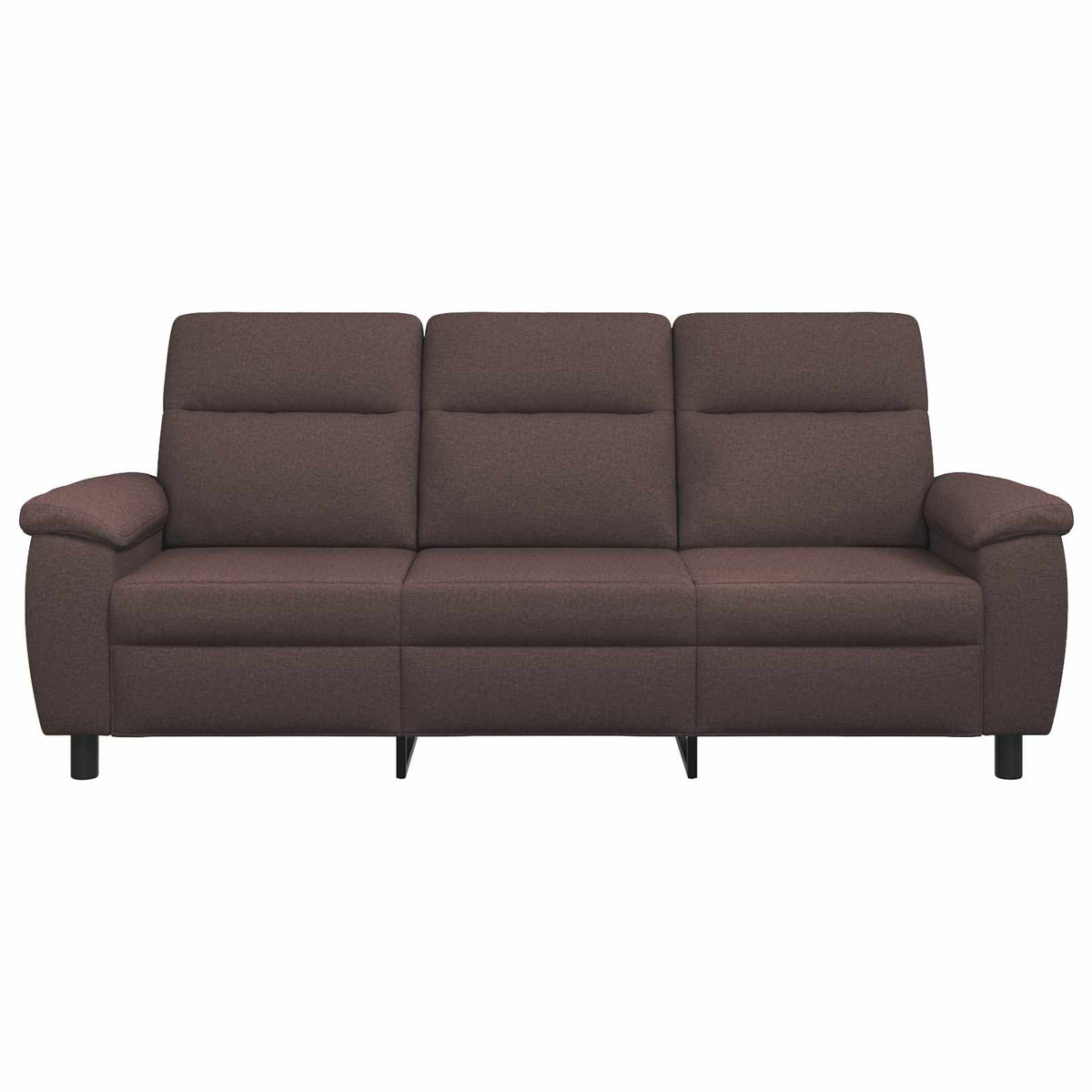 Kanapé Sötét Barna 214 x 90 x 95 cm Szövet 3