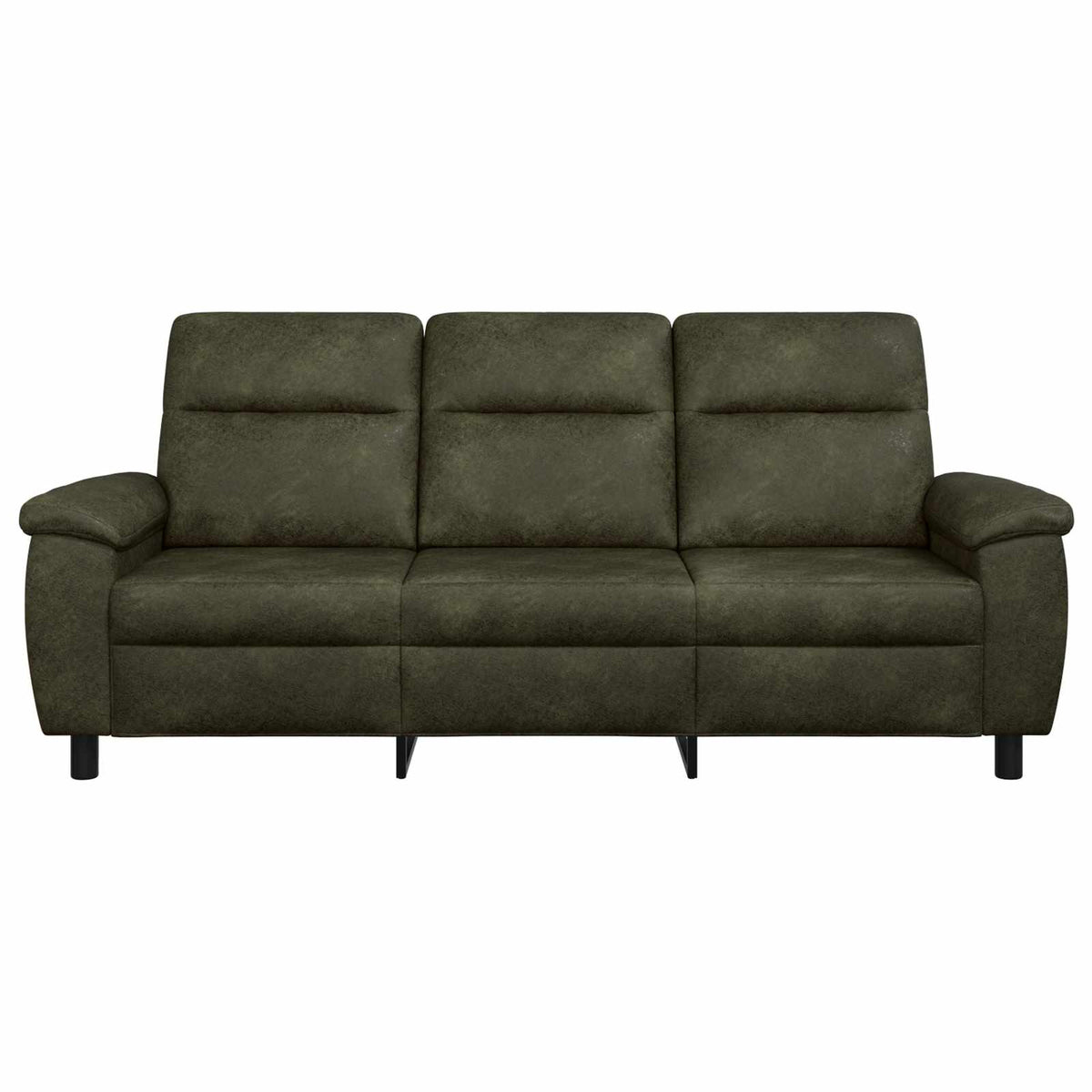 Kanapé Katonai zöld 214 x 90 x 95 cm Műsuede Bőr 5